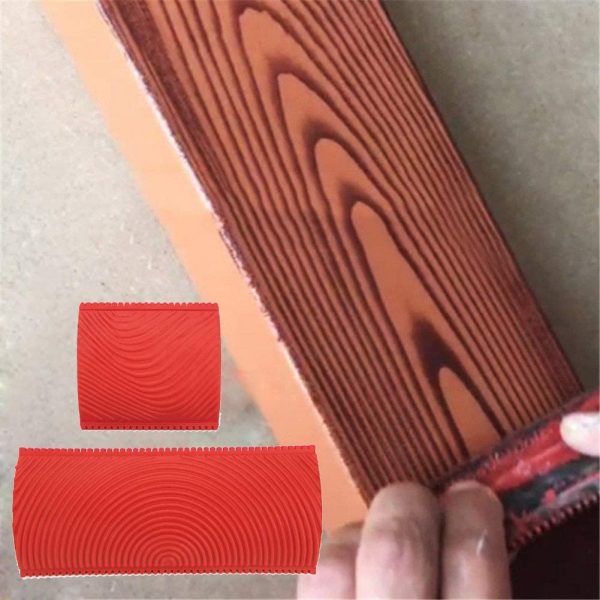 DIY wood texture – Kit di matrici per legno (2 pezzi)
