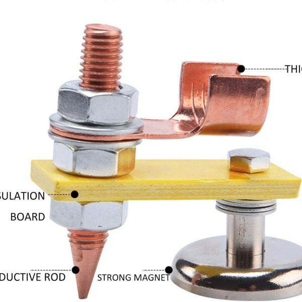 Safeweld – Morsetto magnetico per la messa a terra slider