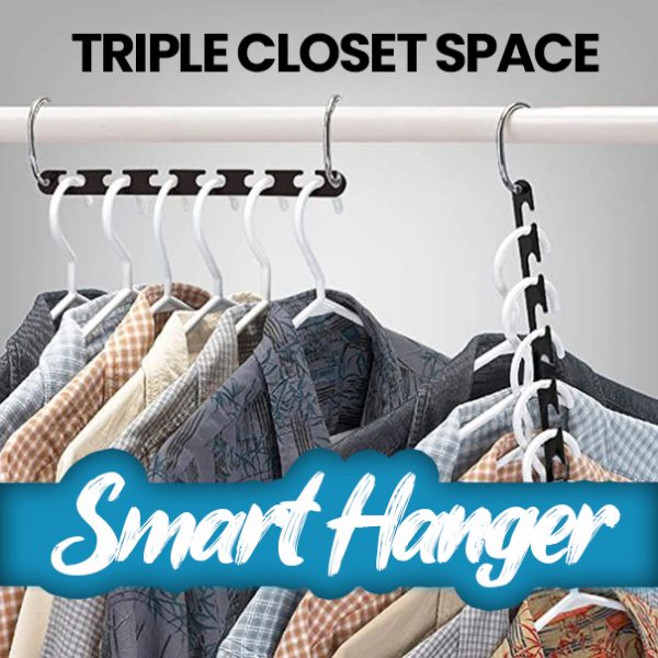 Smart Hanger – Appendino intelligente per 40 vestiti (8 pezzi)