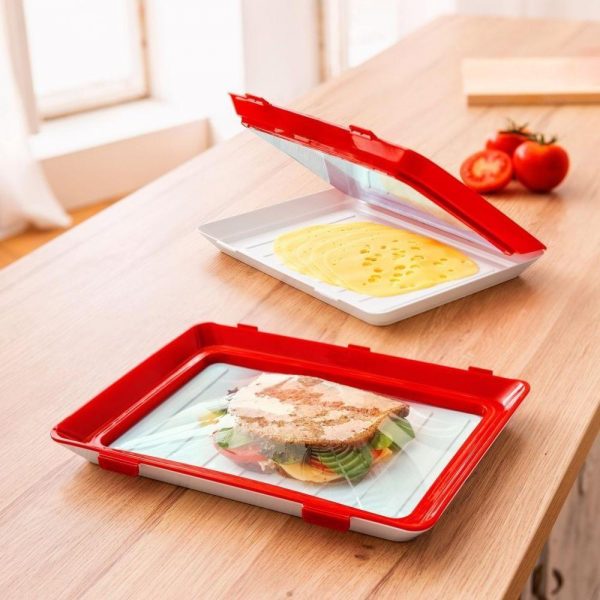 Clever Tray – Vassoio per conservare gli alimenti (2pz) slider