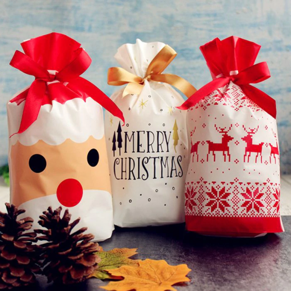 CHRISTMAS BAGS – 5X Sacchetti regalo natalizie slider