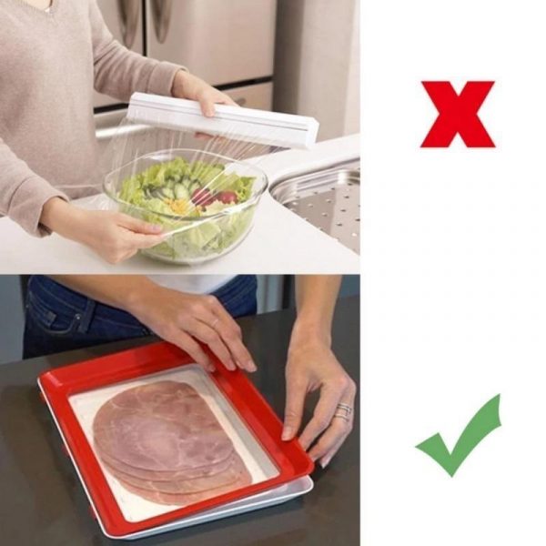 Clever Tray – Vassoio per conservare gli alimenti (2pz) slider