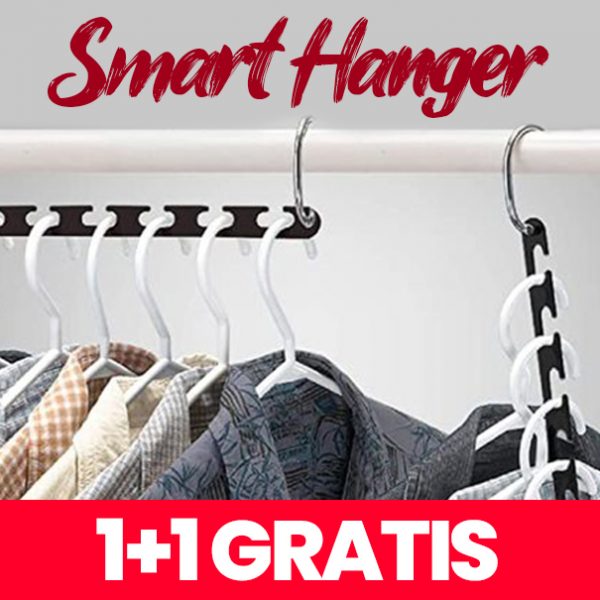 Smart Hanger – Appendino intelligente per 40 vestiti (1+1 GRATIS)