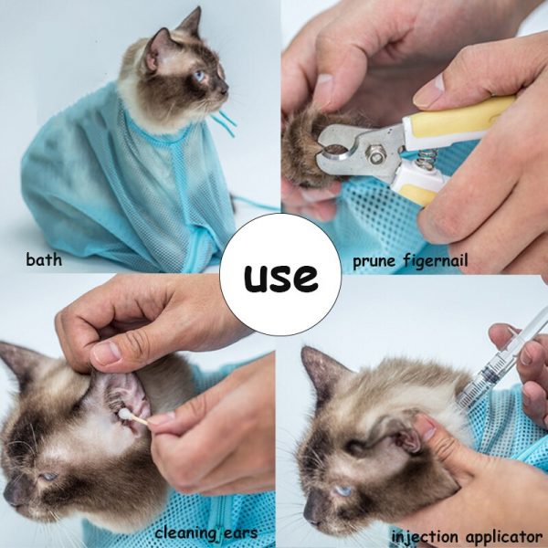 Cat grooming bag – slider