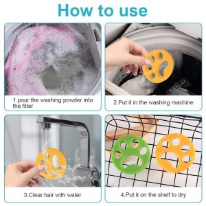 Fur catcher – Washing pet hair catchers (2pcs) 03