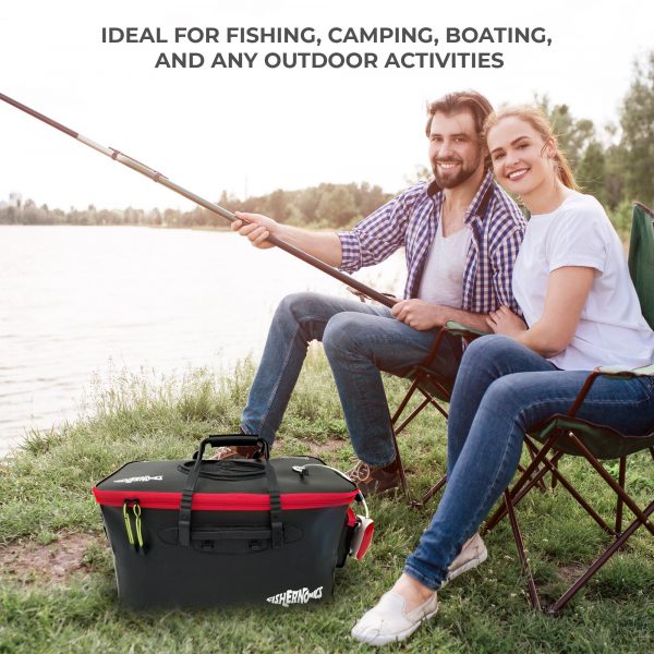 Foldable fishing bucket – slider