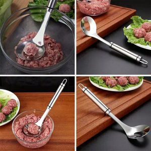 Meatball making spoon 03