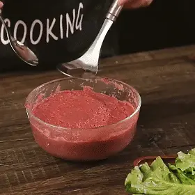 Meatball making spoon 03