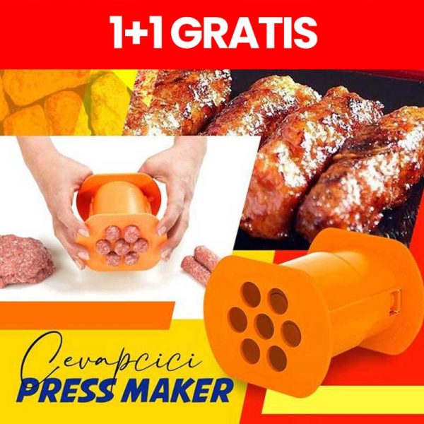 Meat Press Maker – Stampo per cevapcici e salsicce (1+1 GRATIS)