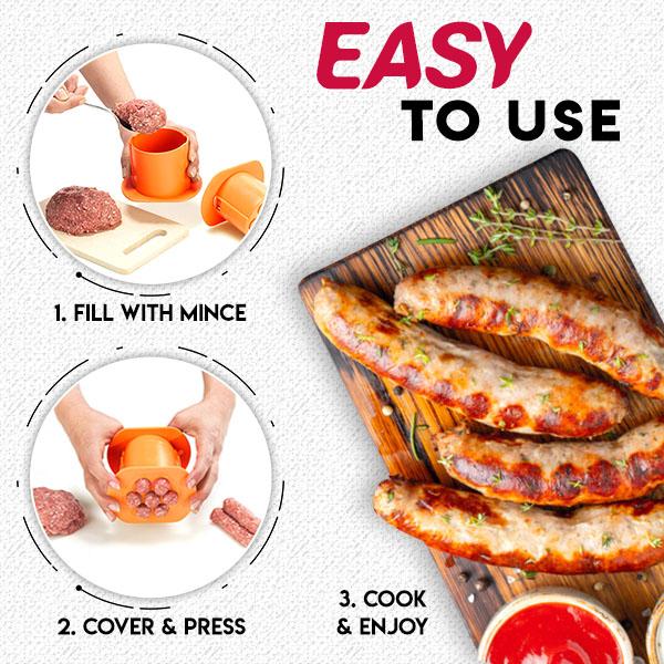 Meat Press Maker – Stampo per cevapcici e salsicce (1+1 GRATIS) 03